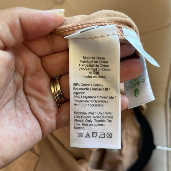 J.Crew Foundry Chino Utility Coveralls Jumpsuit Peach Women’s Size 14 NWT’s $168 - Picture 14 of 14